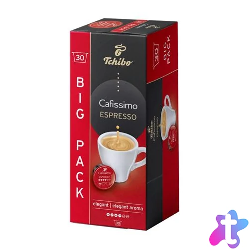 Kávékapszula, 30 db, TCHIBO "Cafissimo Espresso Elegant"