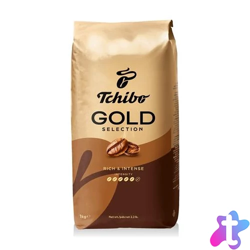Kávé, pörkölt, szemes, 1000 g, TCHIBO "Gold Selection"