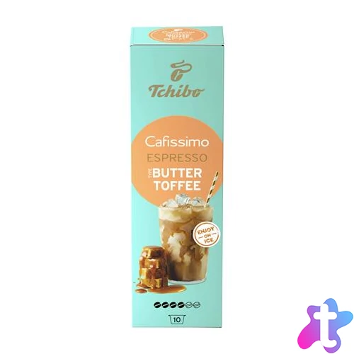 Kávékapszula, 10 db, TCHIBO "Cafissimo Espresso Buttertoffee"