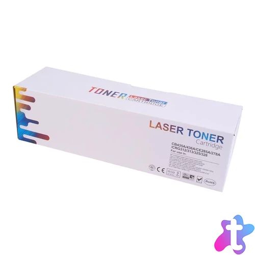 Kompatibilis Lézertoner, univerzális, TENDER®, fekete, 2k (CB435A/CB436A/ CE285A /CRG725 alternatíva)