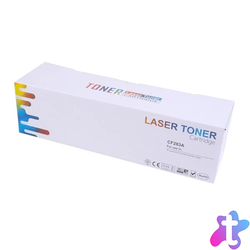 Kompatibilis Lézertoner, TENDER®, fekete, 1,5k (CF283A alternatíva)