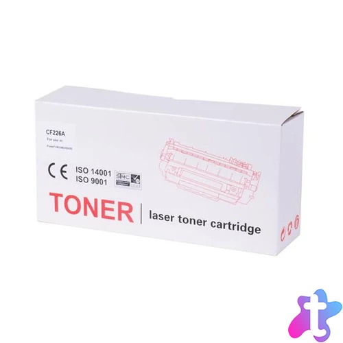 Kompatibilis Lézertoner, TENDER®, fekete, 3,1k (CF226A/CRG052 alternatíva)