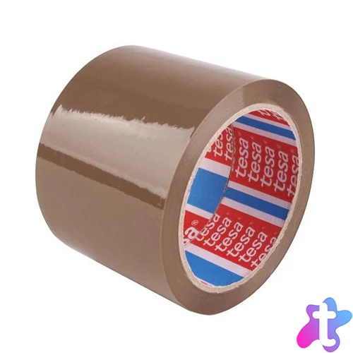 Csomagolószalag, 75 mm x 66 m, TESA "4280", barna