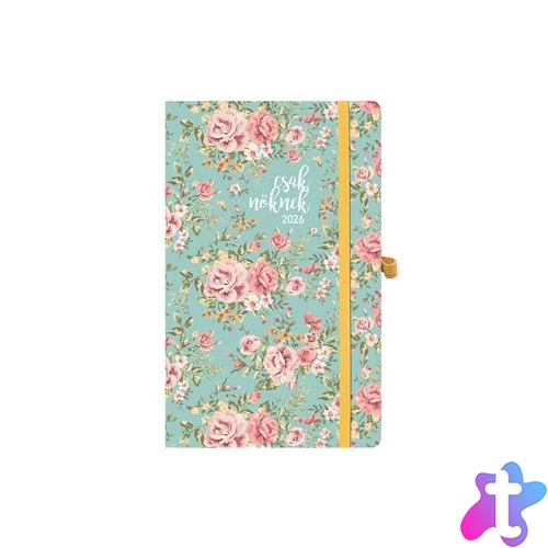 Naptár, tervező, A5, heti, TOPTIMER, "Csak Nőknek", romantik