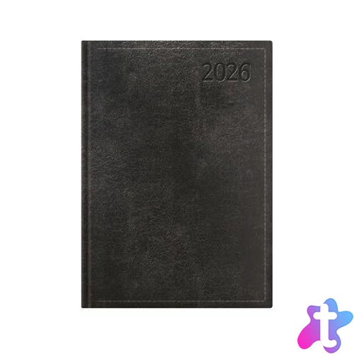 Naptár, tervező, A4, heti, TOPTIMER "Traditional", fekete