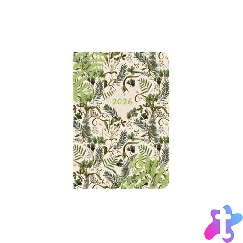 Naptár, tervező, B6, heti, TOPTIMER, "Joy flexi", egzotikus