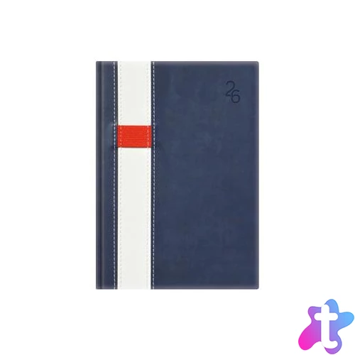 Naptár, tervező, B6, heti, TOPTIMER "Vario", kék-fehér