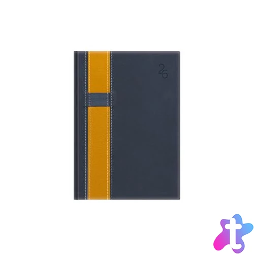 Naptár, tervező, B6, heti, TOPTIMER "Vario", kék-sárga