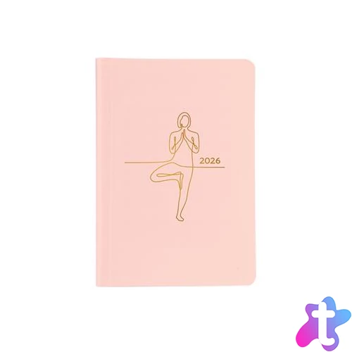 Naptár, tervező, A5, heti, TOPTIMER "Pastel", rózsaszín