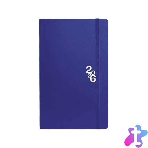 Naptár, tervező, A5, heti, TOPTIMER "Rainbow", sötétkék