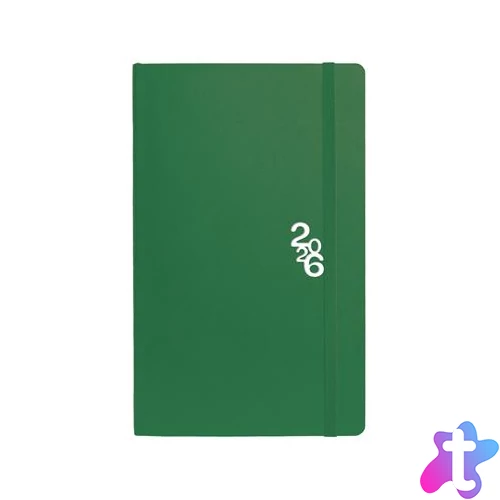 Naptár, tervező, A5, heti, TOPTIMER "Rainbow", zöld