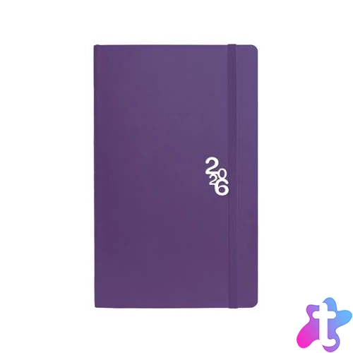 Naptár, tervező, A5, heti, TOPTIMER "Rainbow", lila