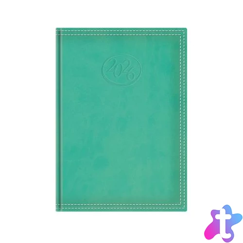 Naptár, tervező, B5, heti, TOPTIMER, "Ace", menta