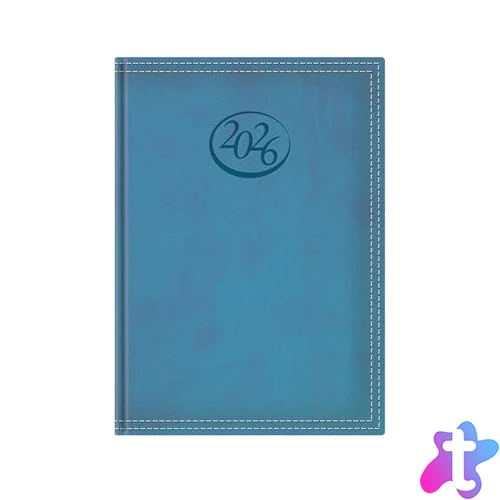 Naptár, tervező, B5, heti, TOPTIMER, "Ace", világoskék