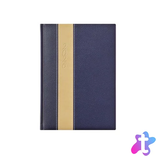 Naptár, tervező, A5, napi, TOPTIMER "Fashion", kék-bézs-kék