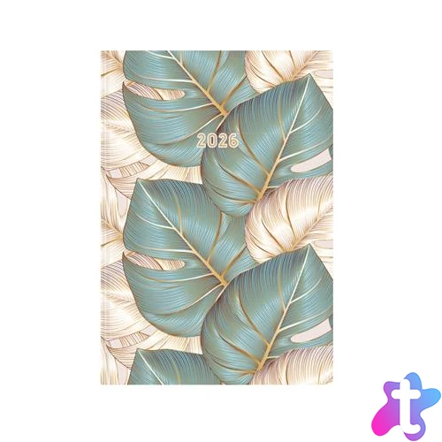 Naptár, tervező, A5, napi, TOPTIMER, "Joy", levél