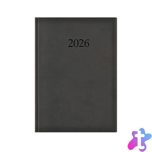 Naptár, tervező, A4, napi, TOPTIMER "Wide", fekete