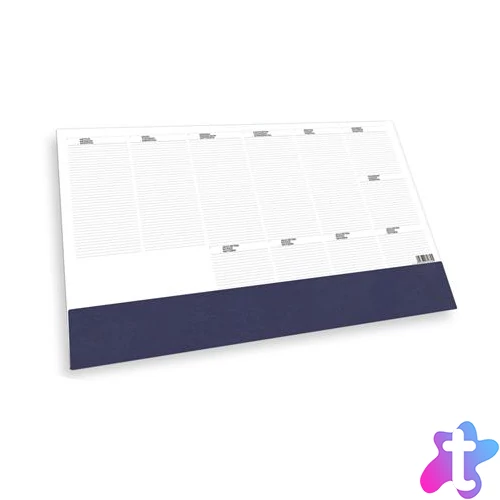 Könyökalátét, 576x407 mm, heti tervezővel, TOPTIMER "T110", kék