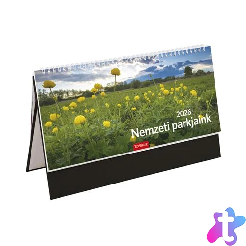Naptár, asztali, álló, TOPTIMER, "Nemzeti Park"