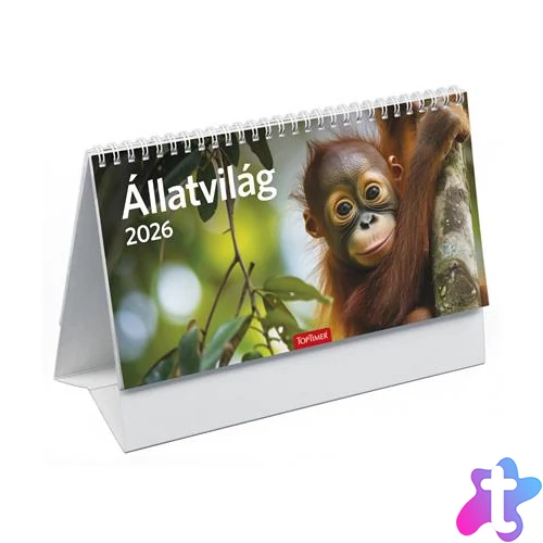 Naptár, asztali, álló, TOPTIMER, "Állatvilág"