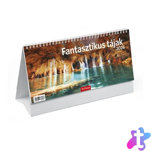 Naptár, asztali, álló, TOPTIMER "Fantasztikus tájak"