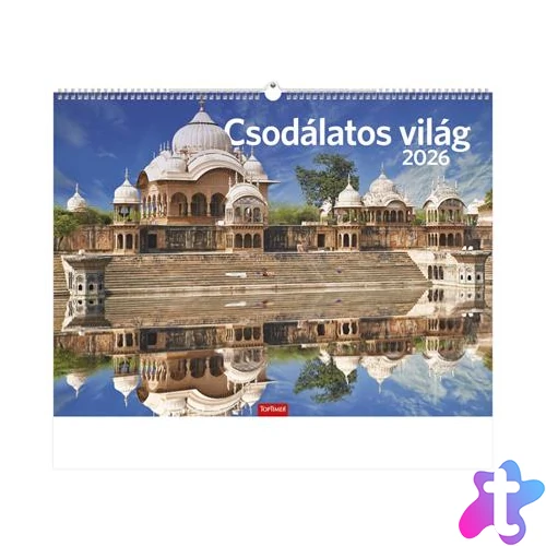 Naptár, fali, TOPTIMER, "Csodálatos világ"