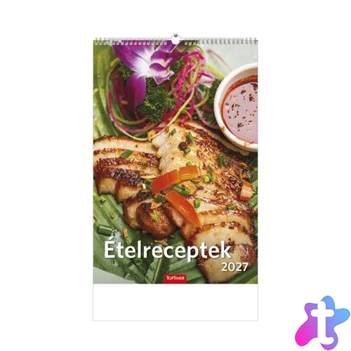 Naptár, fali, TOPTIMER "Ételreceptek"