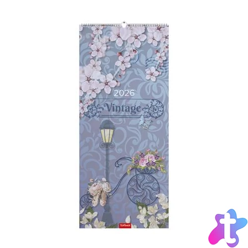 Naptár, fali, tervező, TOPTIMER "Vintage"