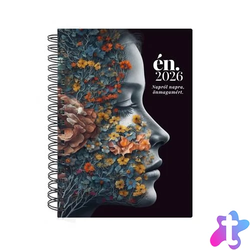 Naptár, tervező, spirálozott, A5, napi, TOPTIMER "ÉN 2026"