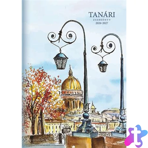 Tanári zsebkönyv, 2026/2027 tanév, A5, heti, TOPTIMER, "City"