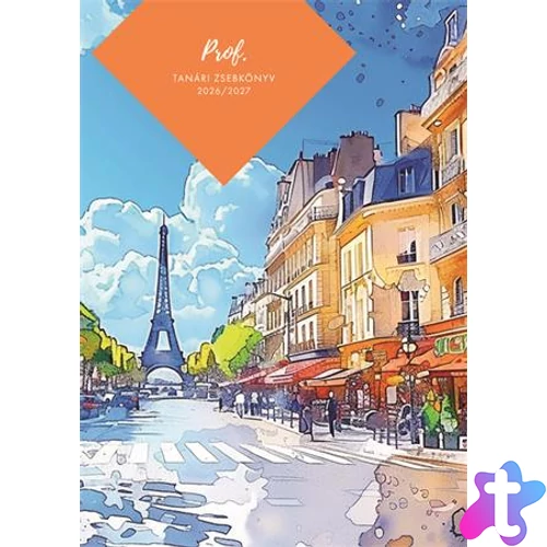 Tanári zsebkönyv, 2026/2027 tanév, A5, heti, TOPTIMER, "Város"