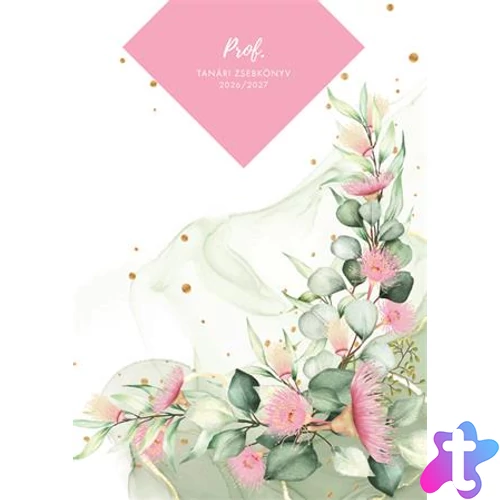 Tanári zsebkönyv, 2026/2027 tanév, A5, heti, TOPTIMER, "Romantik"