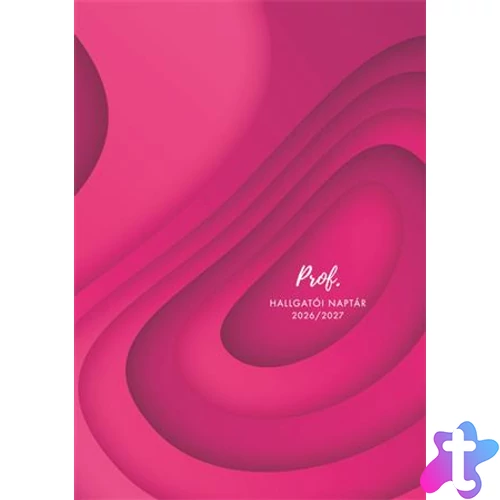 Hallgatói naptár, 2026/2027 tanév, A5, heti, TOPTIMER, pink