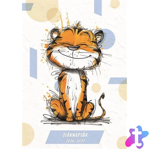 Diáknaptár, 2026/2027 tanév, B6, heti, TOPTIMER, "Tigris"