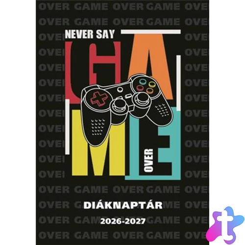 Diáknaptár, 2026/2027 tanév, B6, heti, TOPTIMER "Gamer"