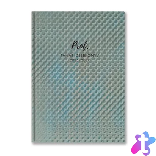 Tanári zsebkönyv, 2026/2027 tanév, A5, heti, TOPTIMER, világoskék