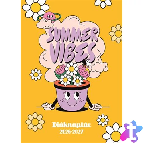 Diáknaptár, 2026/2027 tanév, B6, heti, TOPTIMER "Summer"