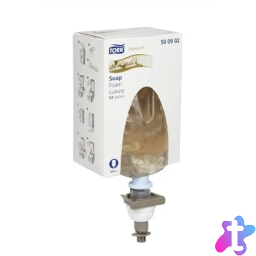 Habszappan, 0,8 l, S3 rendszer, TORK "Luxus Soft", átlátszó