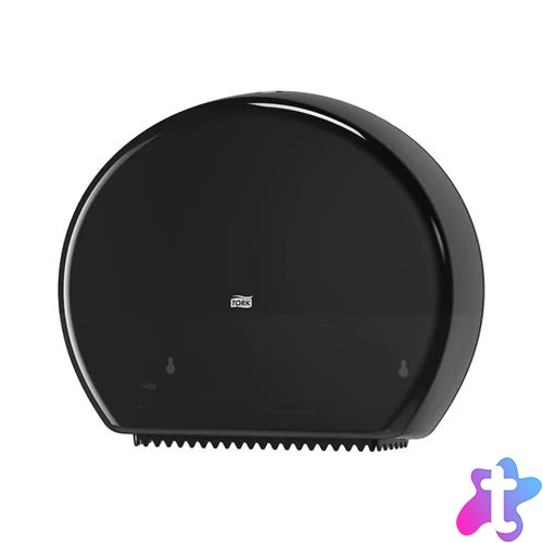 Toalettpapír adagoló, T1 rendszer, Elevation, TORK "Jumbo", fekete