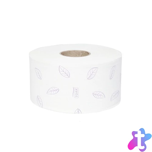 Toalettpapír, T2 rendszer, 3 rétegű, 18,7 cm ámérő, Premium, TORK "Mini Jumbo", fehér