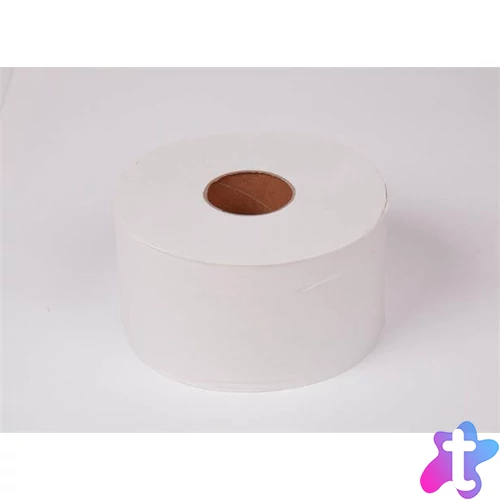 Toalettpapír, T2 rendszer, 2 rétegű, 19 cm átmérő, TORK "Mini Jumbo", fehér