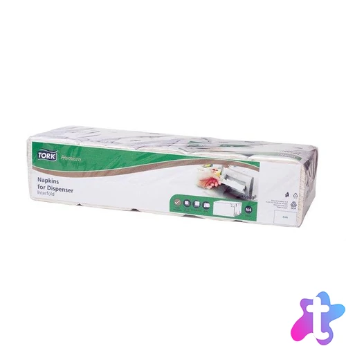 Szalvéta, adagolós, 2 rétegű, 21,3x33 cm, N4 rendszer, Premium, TORK "Xpressnap Extra Soft", fehér