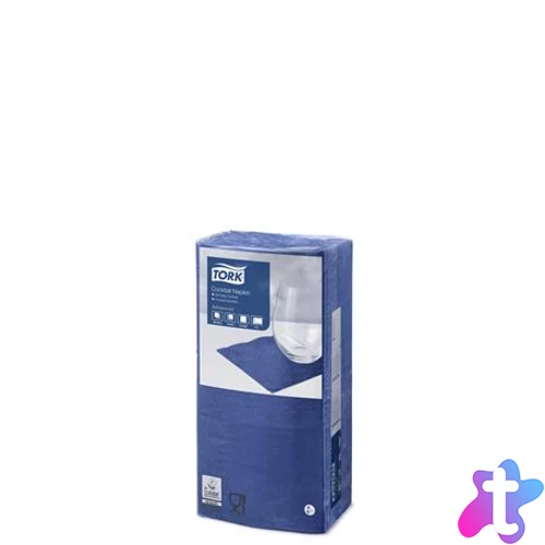 Szalvéta, 1/4 hajtogatott, 2 rétegű, 23,8x23,8 cm, Advanced, TORK "Koktélszalvéta", sötétkék