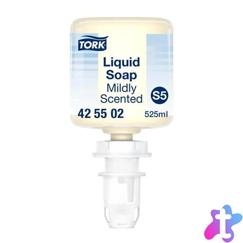 Folyékony szappan, 0,525 l, S5 rendszer, TORK "Mini", enyhén illatosított, világos sárga