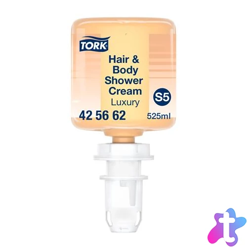 Krémtusfürdő és sampon, 0,525 l, S5 rendszer, Premium, TORK "Mini Luxus", borostyán