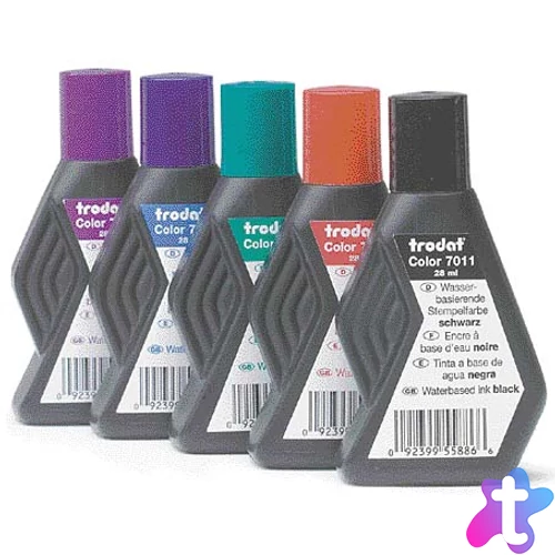 Bélyegzőfesték, 28 ml, TRODAT, kék