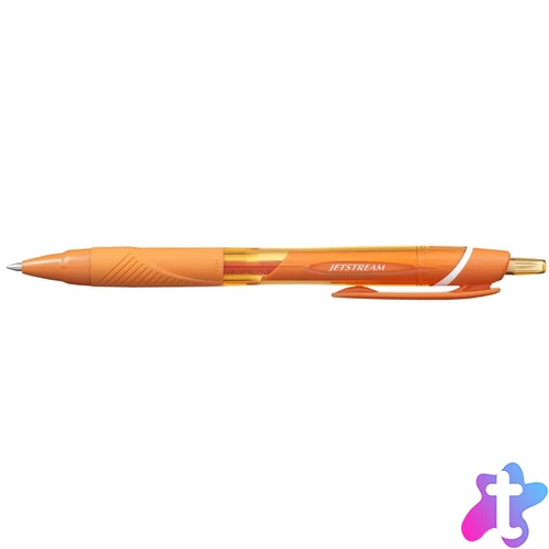 Golyóstoll, 0,35 mm, nyomógombos, UNI "SXN-150C Jetstream", narancssárga