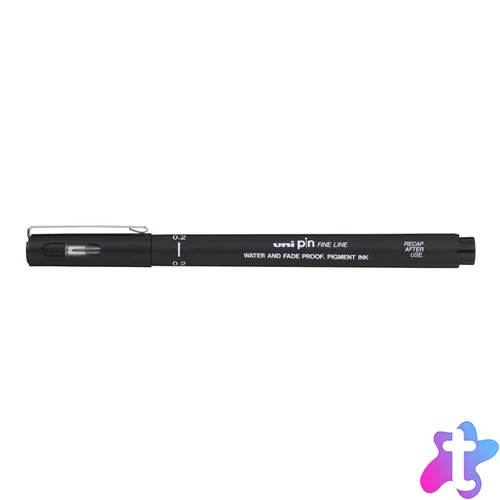 Rajzmarker, 0,2 mm, UNI PIN, fekete
