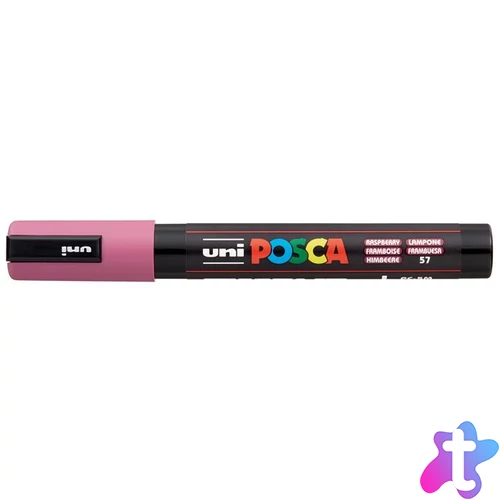 Dekormarker, 1,8-2,5 mm, UNI "Posca PC-5M", málna