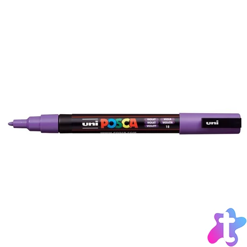 Dekormarker, 0,9-1,3 mm, UNI "Posca PC-3M", lila